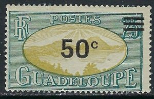 Guadeloupe 165 MH 1944 surcharge (ak3881)