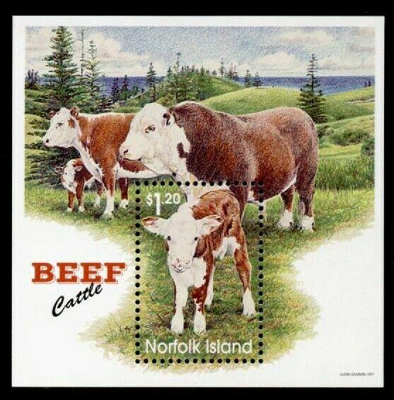 Norfolk Island 616 MNH Beef Cattle