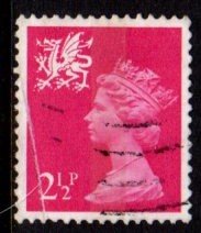 Wales - #WMMH1 Machin Queen Elizabeth II - Used