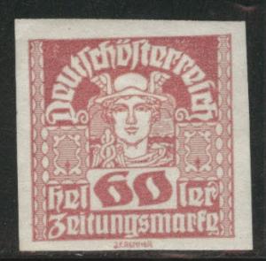 Austria Scott P42 MH* Newspaper stamp