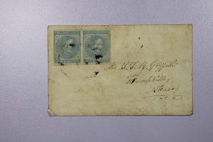 CSA - Scotts #7 Pair - Statesville NC Letter / Ladies Cover - L37835