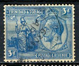 Trinidad & Tobago; 1922; Sc. # 25; O/Used Single Stamp