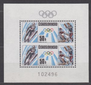 Czechoslovakia Scott #2687 1988 sheet MNH