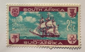 South Africa 1962 Scott 282 used - 2½p, Emigrant Ship The Chapman