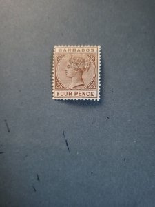 Stamps Barbados  Scott #65 hinged