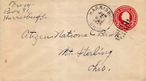 United States, Postal Stationery, Ohio