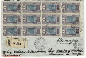 French Guinea 1929 Conakry cancel on registered cover to Germany