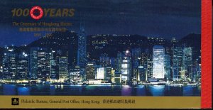 HONG KONG CENTENARY OF ELECTRIC COMPLETE BOOKLET MINT NEVER HINGED