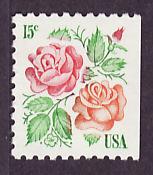 1737 Roses mint booklet single