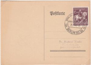 Germany - 1945 Count Anton Gunther Postal History collection on Album pages