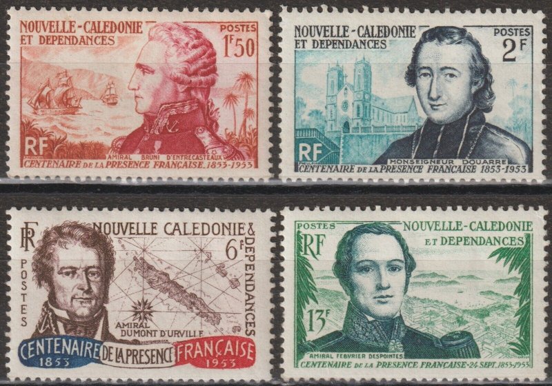 EDSROOM-16928 New Caledonia 296-299 HR 1953 Complete 100 Years French CV$36.75