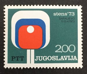 Yugoslavia 1973 #1136, Table Tennis, MNH.