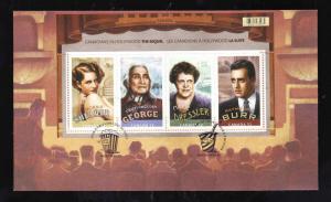 Canada Sc#2279-SS on FDC-2008-Canadians in Hollywood-Raymond Burr-