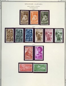 SPANISH  SAHARA SELECTION II MINT HINGED  AND NEVER HINGED STAMPS