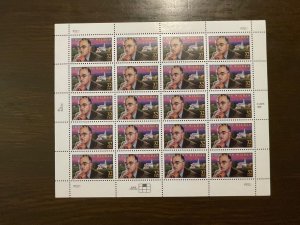 US SC 3134 Sheet 32¢ Thornton Wilder, (3) P# P1111, MNH- Superb