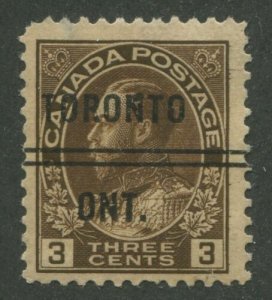 CANADA PRECANCEL TORONTO 10-108 