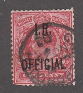 Great Britain # O20, Inland Revenue Official, Used, 1/3 Cat.