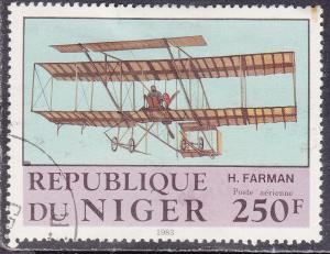 Niger C321  Farman Bi-Plane 1983