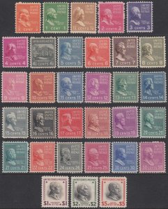 United States 803-834 MNH CV $130.85