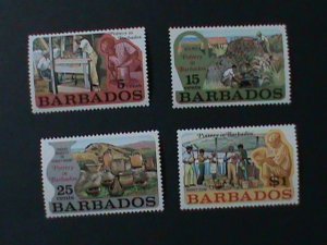 ​BARBADOS-SC# 380-3  POTTERY INDUSTRY MNH-VF-LAST ONE WE SHIP TO WORLDWIDE