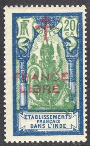 FRENCH INDIA SCOTT 164