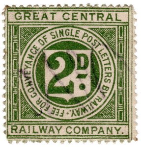 (I.B) Great Central Railway : Letter Stamp 2d  