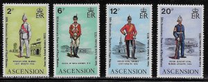 Ascension Scott #'s 173 - 176 MNH