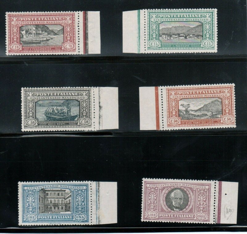 Italy #165 - #170 Very Fine Never Hinged Set