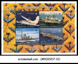 NIGER 1998 History of BOATS in 20th Century & Former Navigators / SHIPS M/S MNH
