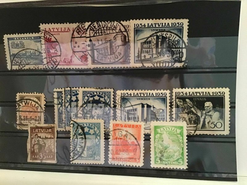 Latvia used  stamps R21788