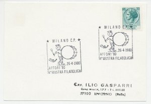 Cover / Postmark Italy 1980 Bass drum