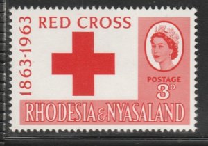 Rhodesia & Nyasaland Red Cross MNH** Stamp A30P2F40379-