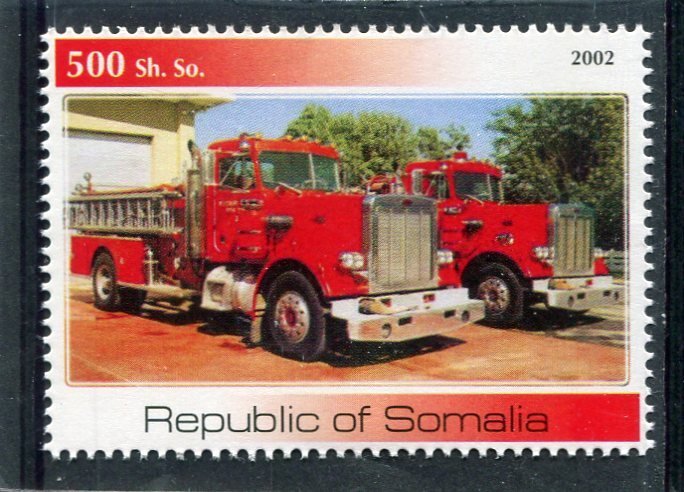 Somalia 2002 FIRE ENGINES 1 value Perforated Mint (NH)
