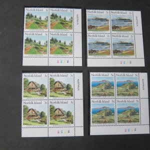 Norfolk Island 1987 Sc 401-416 BLK(4) set MNH