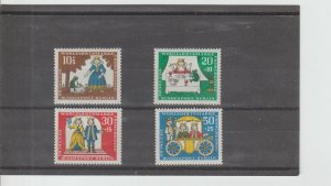 Germany  Scott#  9NB41-9NB44  MNH  (1966 Fairy Tales)