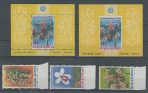 Indonesia #1010-1012a Mint (NH) Souvenir Sheet