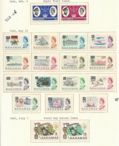 Bahamas OGNH #228 thru 246 Full Set Very Nice!!