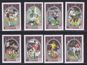 Togo # 1603-1610, World Cup Soccer, NH, 1/3 Cat.