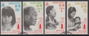 Hong Kong 1988 Support the Community Chest Stamps Set of 4 Fine Used