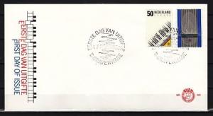 Netherlands, Scott cat. 669-670. Europa-Music Year on a First day cover. ^