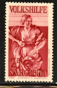 Saar # B51, Mint Hinge. CV $ 12.50