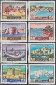 LEBANON Sc# C515-22.2 CPL VLH - VARIOUS VIEWS and ARCHAEOLOGICAL SITES