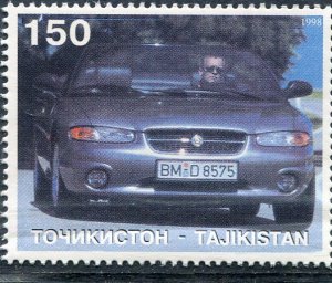 Tajikistan 1998 CLASSIC CARS Stamp Perforated Mint (NH)