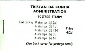 Tristan da Cunha 1970 SG #SB4 Booklet 1965 Queen Elizabeth II Scenics