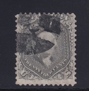 78 F-VF used neat cancel with nice color cv $ 400 ! see pic !