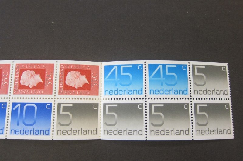 Netherlands 1976 Sc 536f Booklet