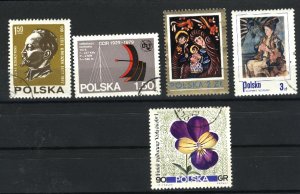 Poland 2234, 2355, 2363, plus 2   used VF  PD