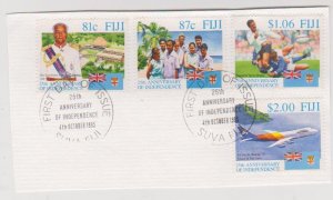 Fiji Sc#741-744 On Piece First Day Cancel