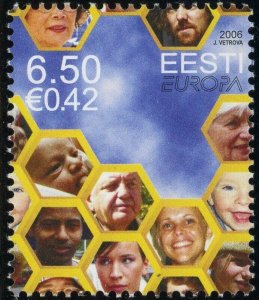 Estonia #544 Europa 6.50K Postage Stamp 2006 Eesti MLH