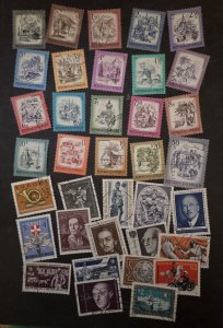 AUSTRIA 1973-1974 Stamp Lot Used T19742